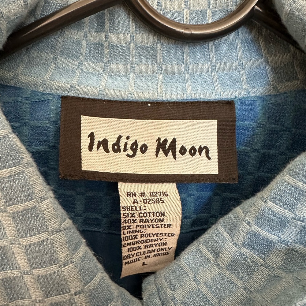 Indigo Women's Blue Patchwork/Embroidered Jacket - image 2